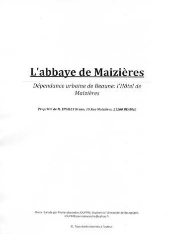 Hôtel Abbaye de Maizières